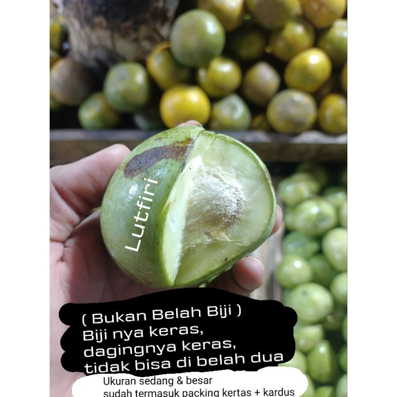 Mangga Telor Telur or keong Muda Mentah 1 kg belah biji asem segar fresh rujak manisan asinan ( DI