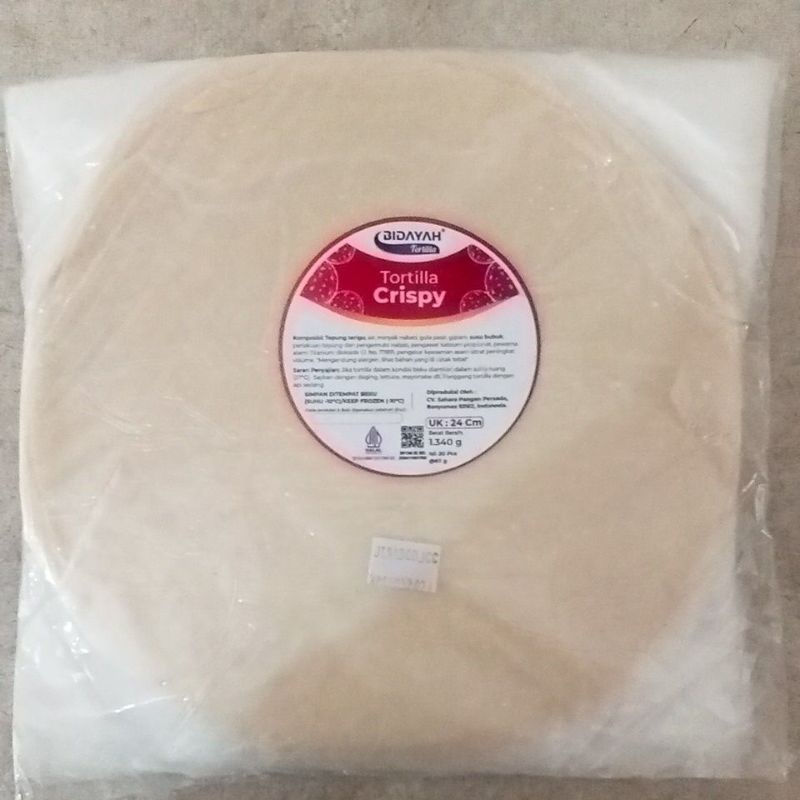 

kulit kebab besar bidayah 25cm