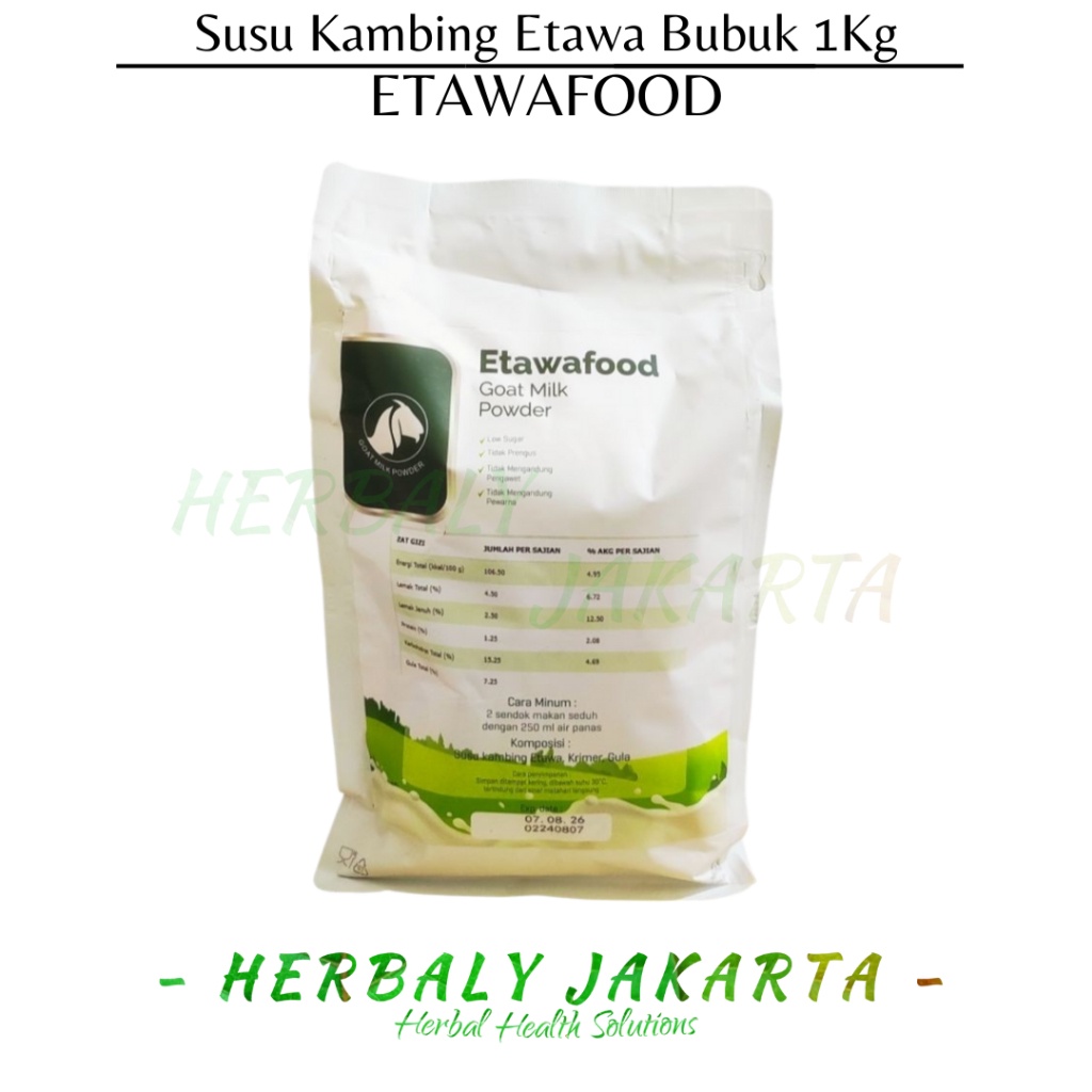 

Susu Kambing Etawa Food Bubuk 1kg Etawafood Goat MIlk Powder Original