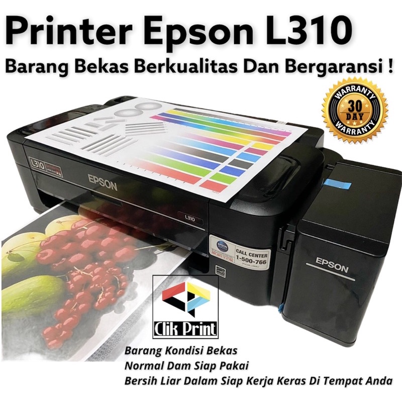 Printer epson L310 print only second