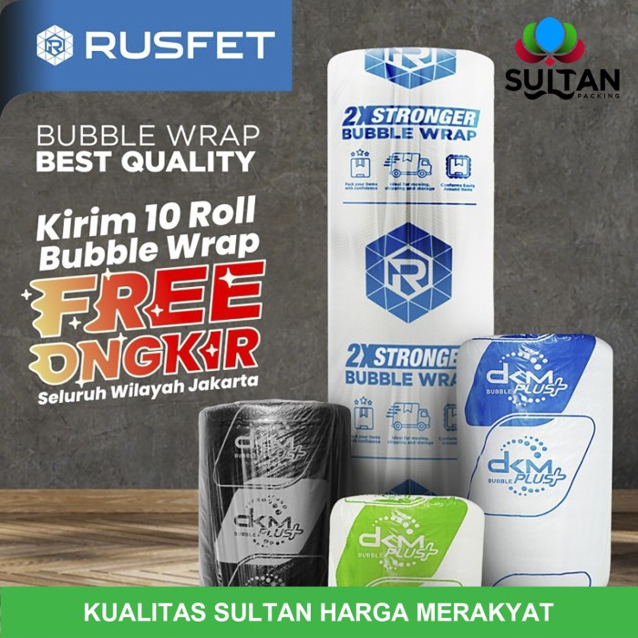

SOUVEN- Plastik Bubble Babel Wrap Bubble Packing Premium Murah