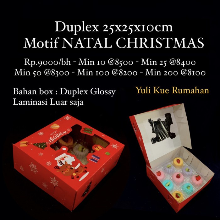 

SOUVEN- Box Duplex25x25x10cmMotifNATALCHRISTMAS