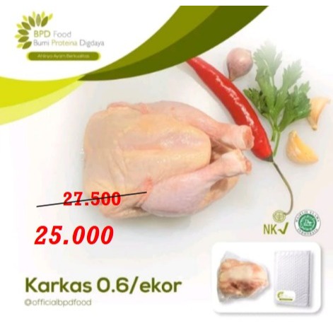 

KARKAS 0,6 (1 EKOR) HALAL