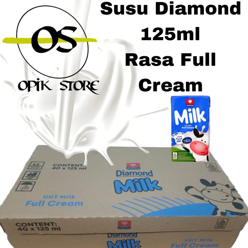 

SUSU UHT DIAMOND 125ML FULLCREAM