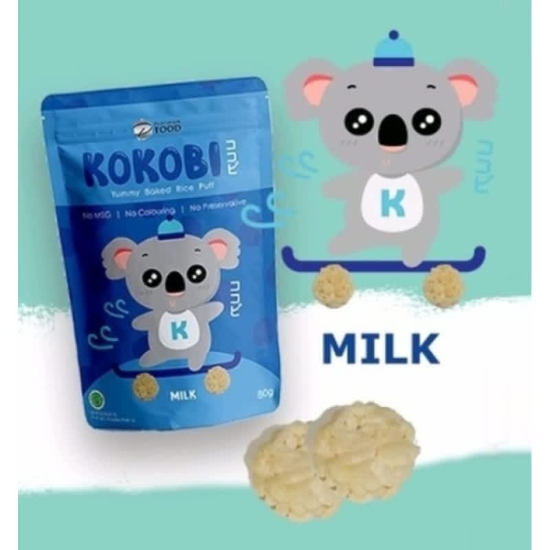 

KOKOBI YUMMY BAKED RICE PUFF MILK 80 GR - RAJA SUSU
