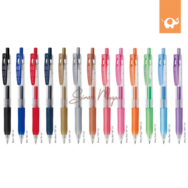 

IK! Zebra Pulpen Sarasa Clip Gel Ink Pen 1.0mm