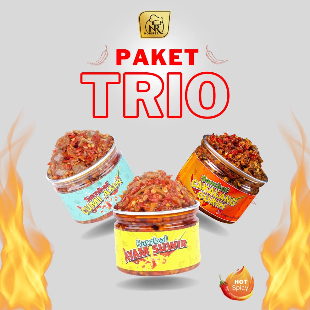 

NR Noribet Sambal Hot Paket Trio Pilih Varian