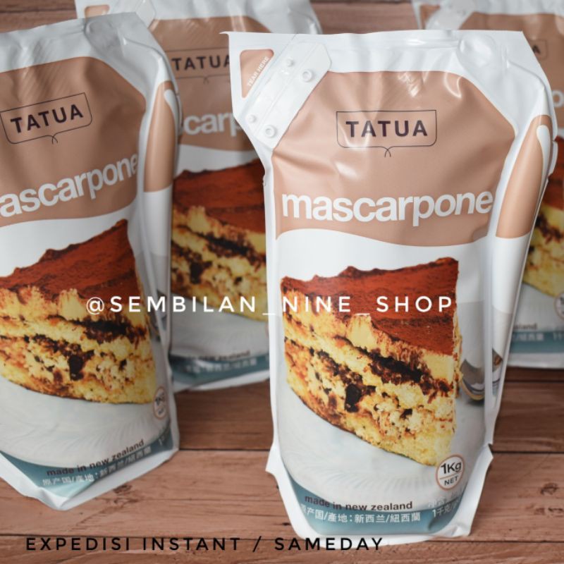 

TATUA MASCARPONE Cheese 1 KG Keju Maskarpon Mascarpon 1KG