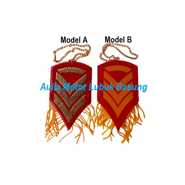 Kurapika Part aksesoris gantungan spion dalam mobil chevron akademi polisi (akpol) Berkualitas