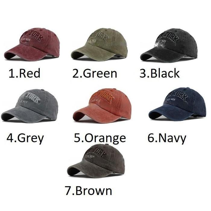 Topi Baseball New York Est 1625 Vintage Tren Korea 2019