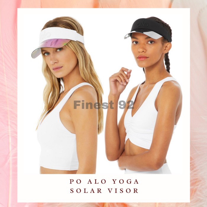 alo yoga solar visor pelindung matahari