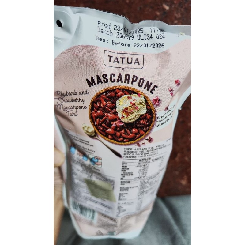 

READY - MASCARPONE TATUA 1KG (BISA LUAR KOTA)