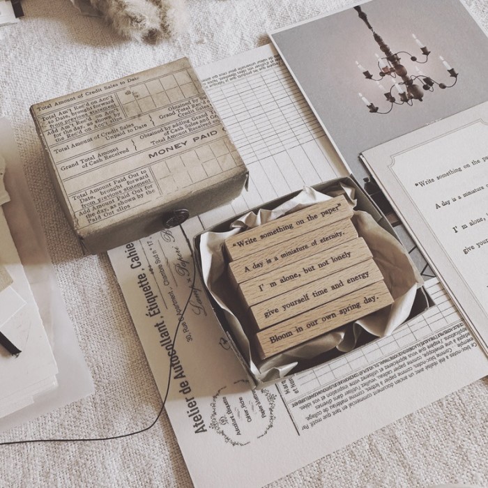 

(02) PENNY.FEI JUST WORDS V2 RUBBER STAMP
