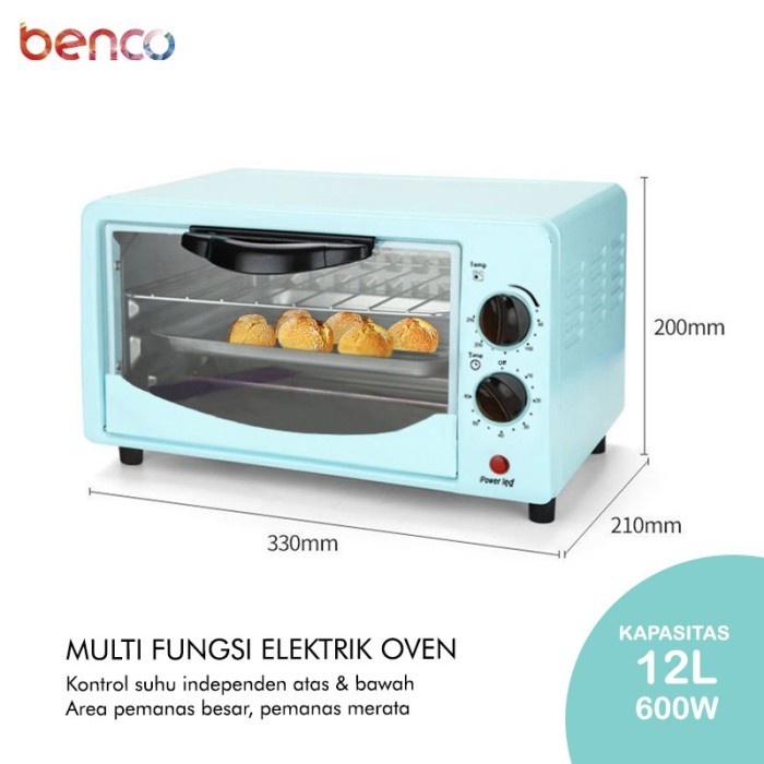 BENCO Oven Listrik MIni Microwave 12L Multifunction