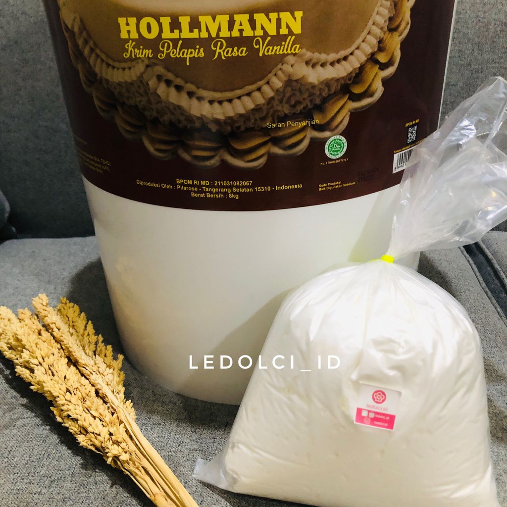 

TERMURAH! HOLLMANN BUTTERCREAM PUTIH HOLMAN CREAM 500 GRAM