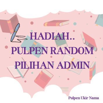 

Hadiah Pulpen Tiap Pembelian Rp 150k (Tidak Berlaku Kelipatan)