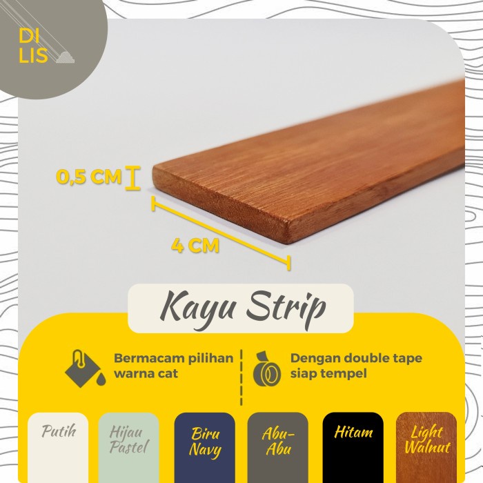 Terlaris KAYU STRIP/ LIST KAYU STRIP/ WAINSCOTING WALLMOULDING SALE