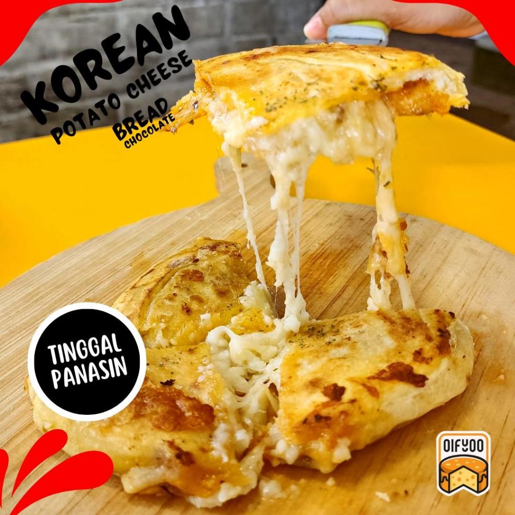 

HJ KOREAN POTATO CHEESEPIZZA BREAD