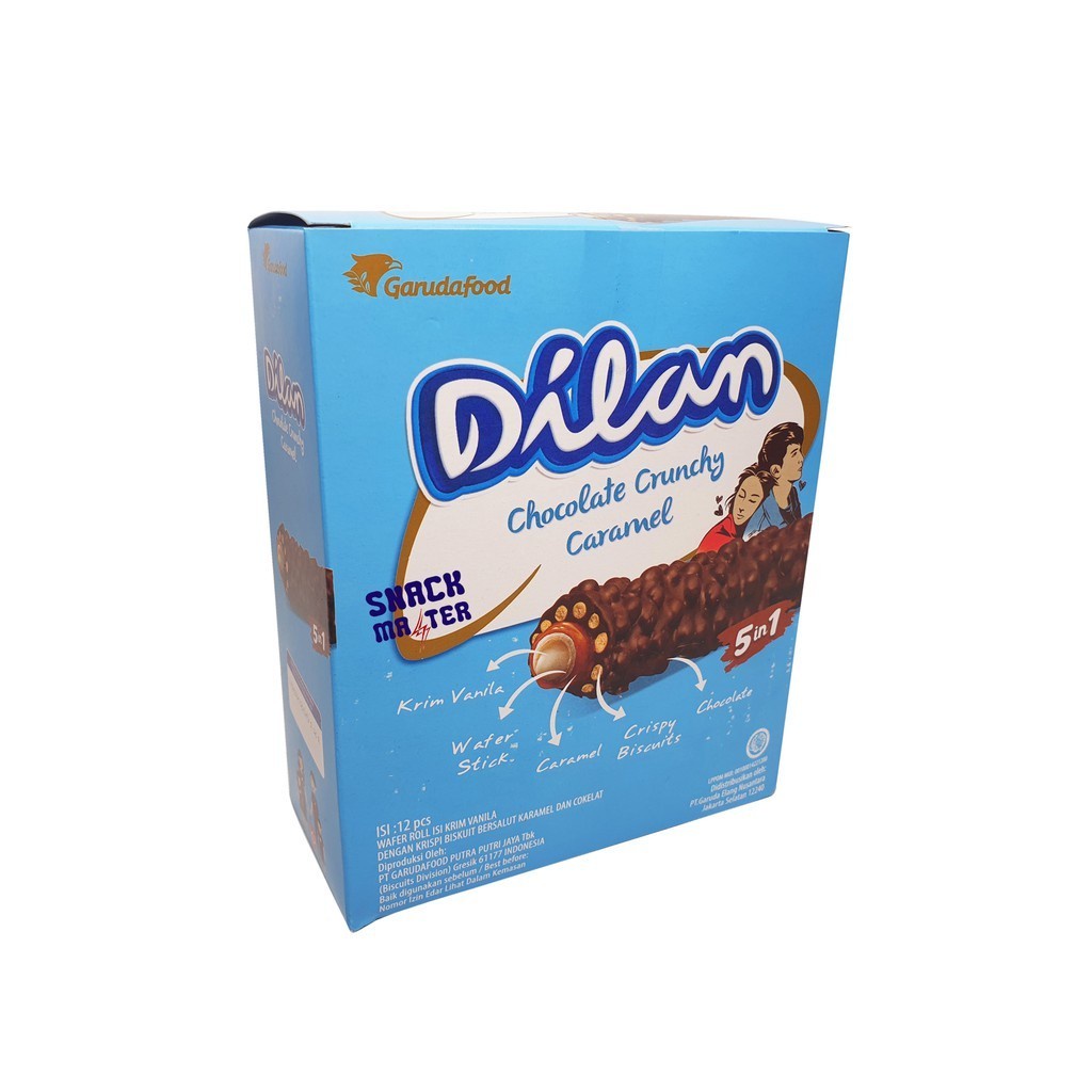 

HJ Dilan Crunchy Choco Caramel - Netto 12 bks x 24 gr
