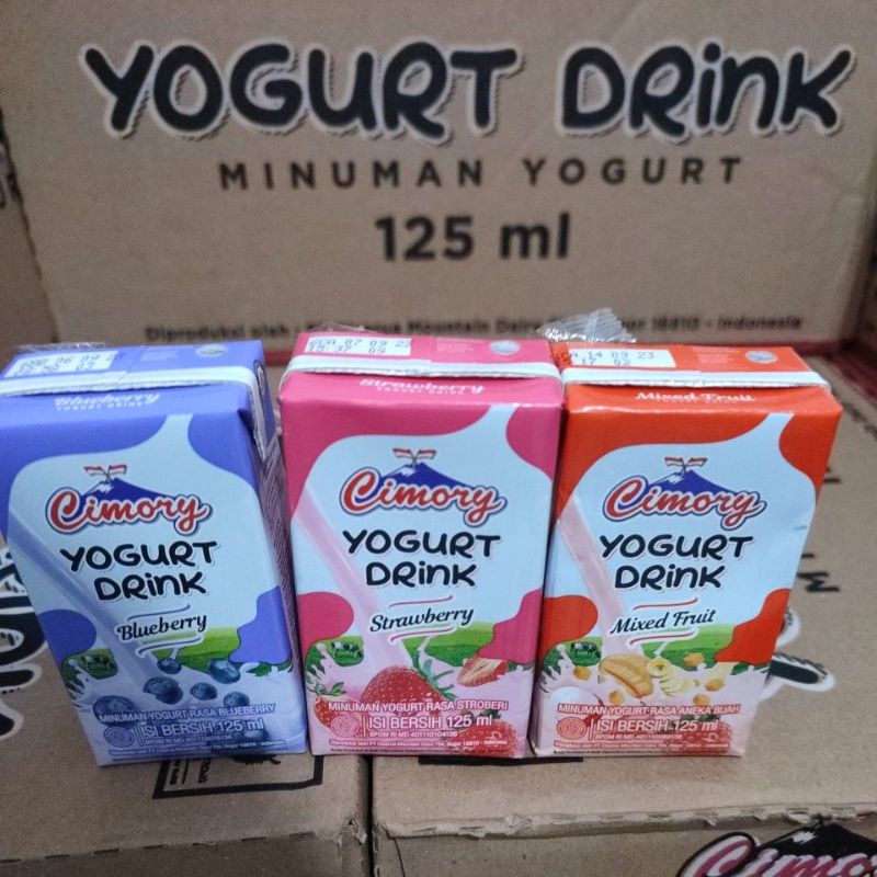 

1 DUS CIMORY YOGURT DRINK 125ML 1 KARDUS ISI 40 SAMEDAY INSTANT