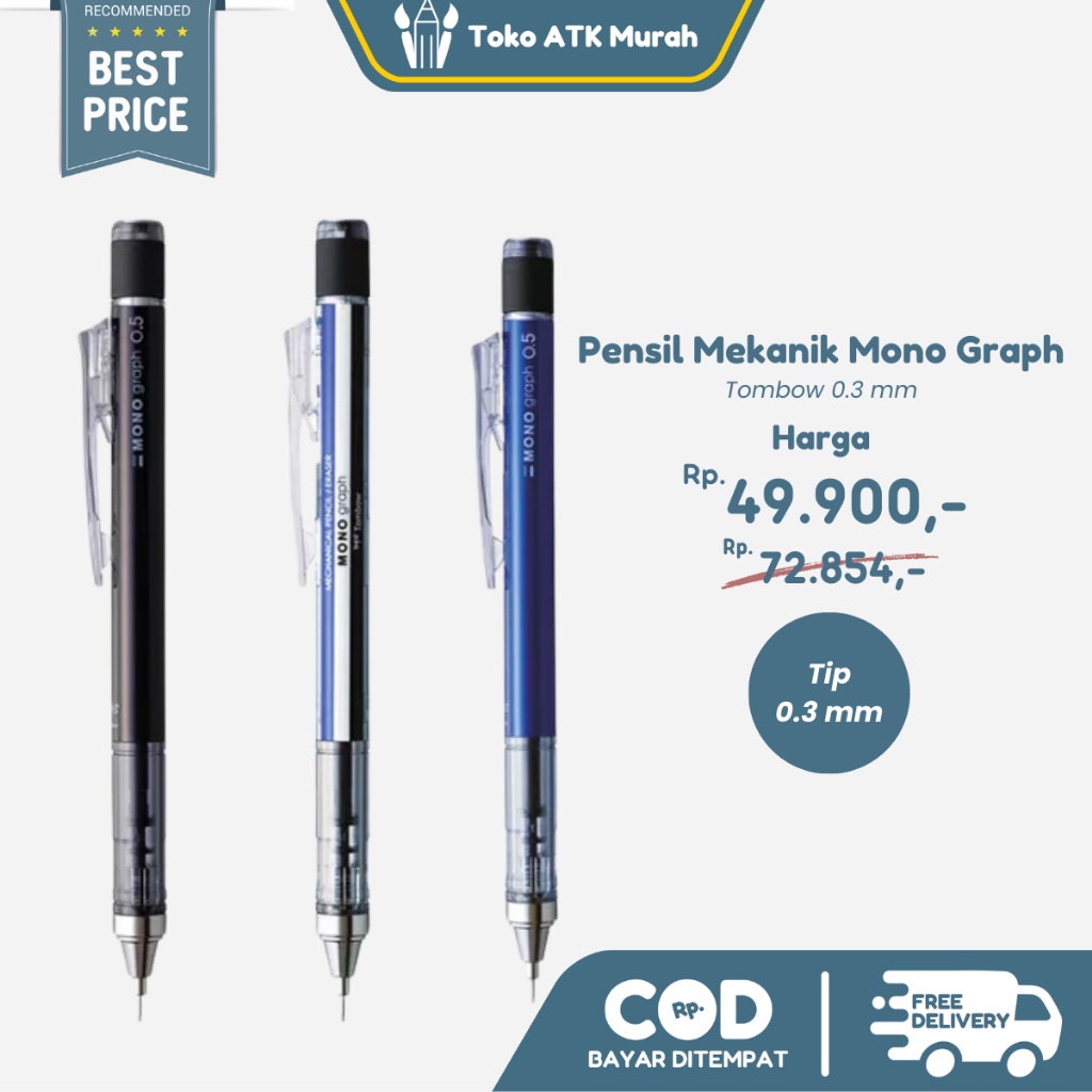 

Pensil Mekanik Tombow Mono Graph 0.3