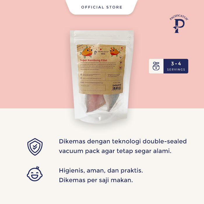 

Pacificatch minis Ikan Kembung Fillet Super mpasi bayi