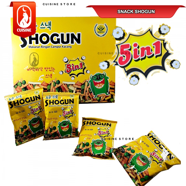 

1BOX 20BGKS Mie Shogun Snack Mie Kremes Korea Kaaro Chicken JJamppong Ramen Mie Instant Korea