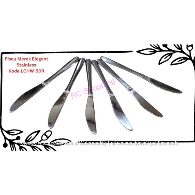 

..... Pisau Makan / Roti Table Dinner Knife Elegant Stainless ( Lchw-50R )