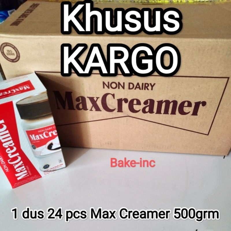 

[Bake-inc] MAXCREAMER 1 DUS ISI 24 PCS - 500GRM KHUSUS KARGO