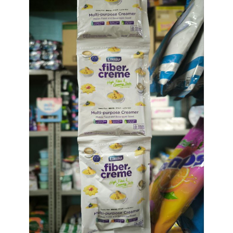 

1 Renceng Ellenka Fiber Creme Krim Serbaguna isi 10 Sachet x 20 Gr