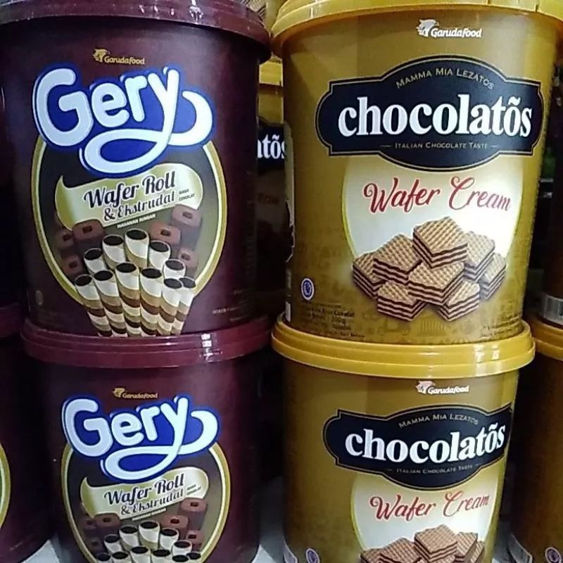 

HJ ex 2025 roti, kue, wafer, gery coklat, gery butter cookies enak, lezat