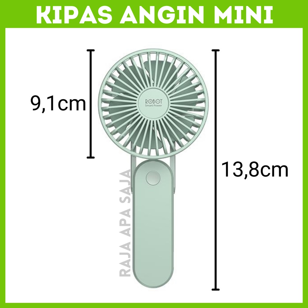 Ready KIPAS ANGIN KECIL Portabel Kipas Mini Fan Kipas Tangan Genggam Pawerbank Power Bank Robot BF11