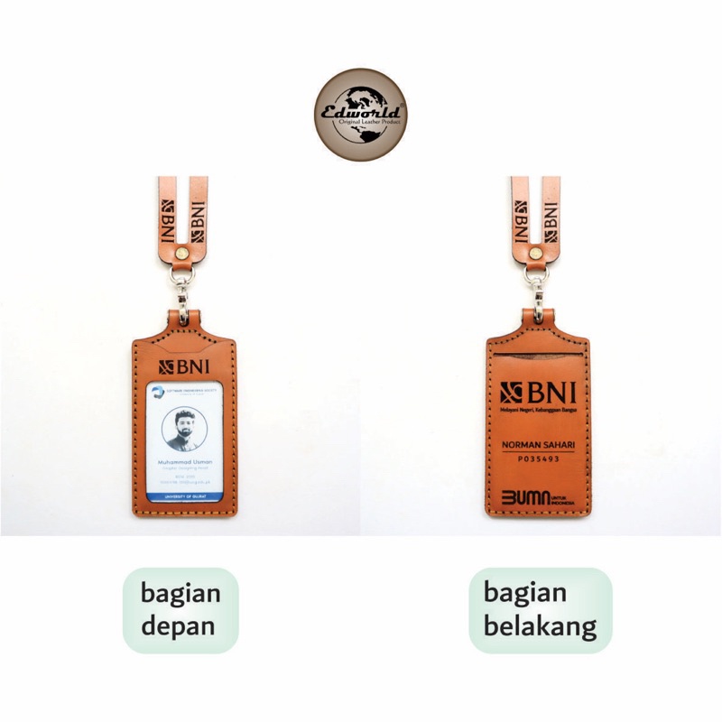 

ID Card Holder Kulit Asli Custom Premium ( Terlaris )