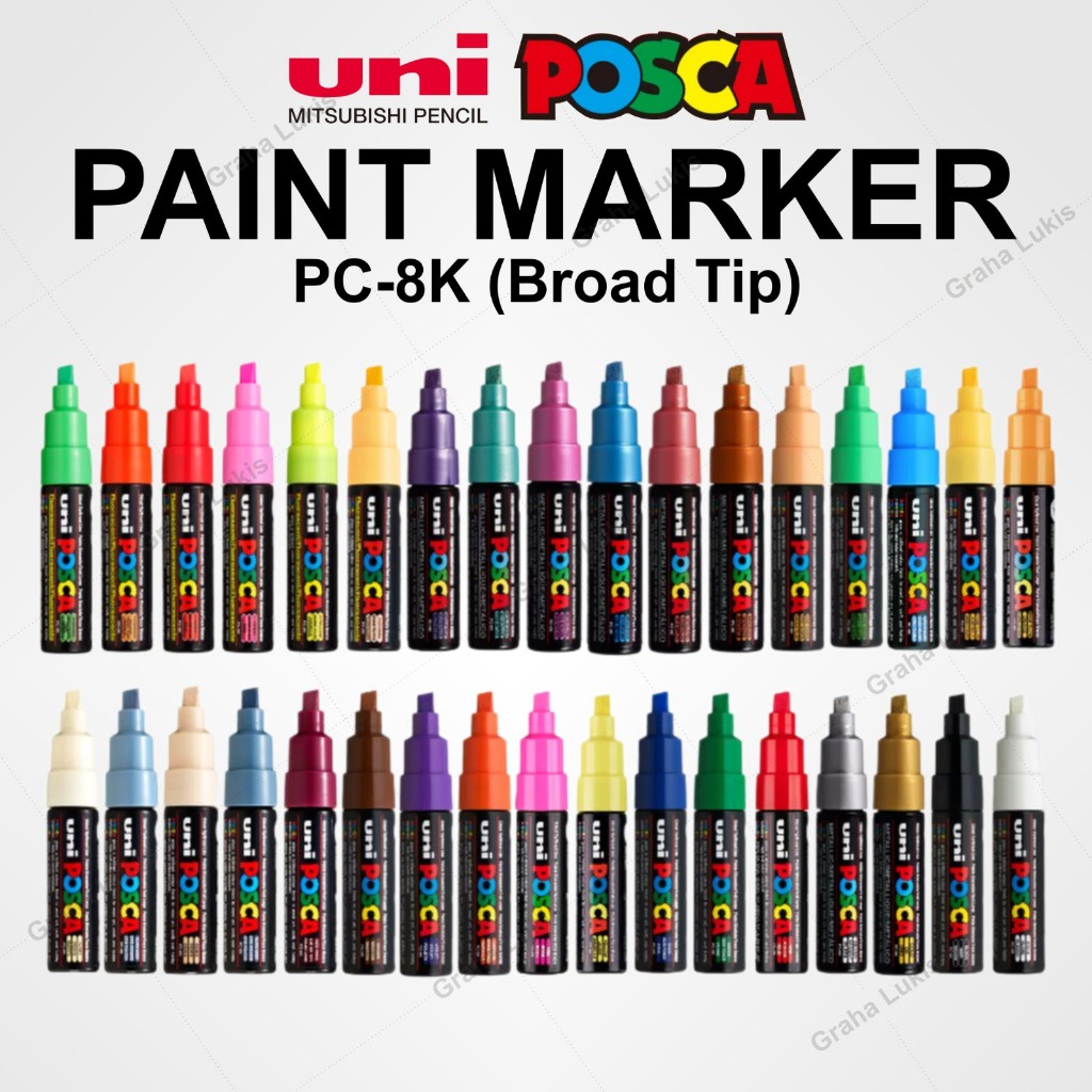 Posca PC-8K Marker Opaque Warna Beragam