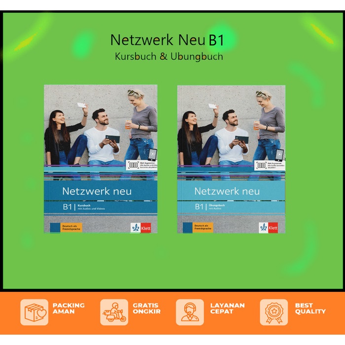 HJK Buku Pelajaran Bahasa Jerman Netzwerk Neu A1 A2 B1