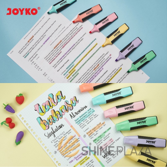 

Highlighter Joyko Set Pastel Color HL-70 - Penanda Berwarna Joyko