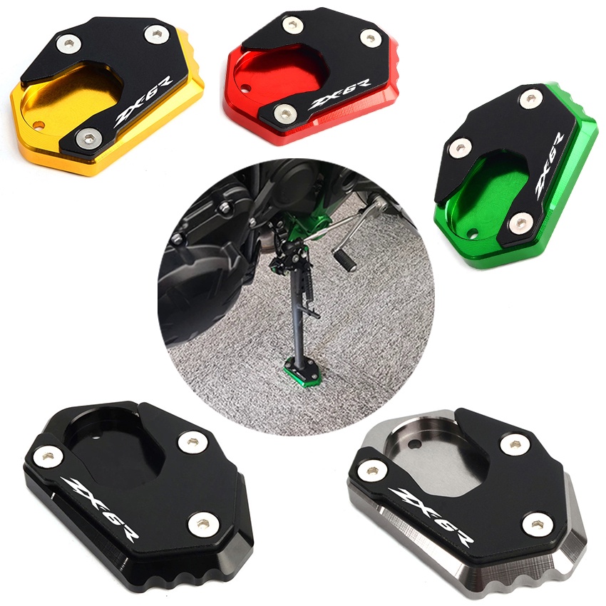 For Zx-6R Zx6R Zx 6R 2019-2020 Motorcycle Accessories Kickstand Foot Side Stand Sidestand Extension