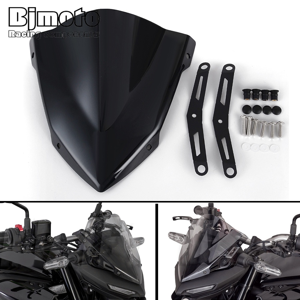 For Yamaha Mt-03 Mt25 Mt03 Mt-25 Windshield Windscreen Motorcycle Wind Deflectors Mt 03 25 2020 2021