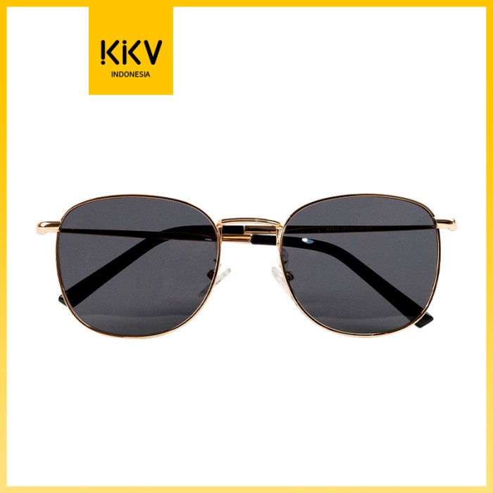 ACCMT- KKV Black Sunglasses Kacamata Hitam Unisex Wanita Pria Fashion