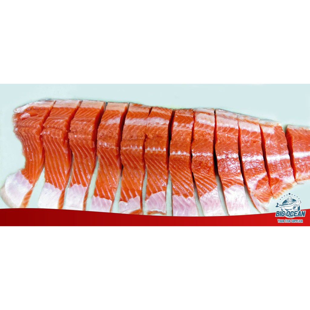 

Ikan Salmon fillet @200gram (Norwegian Salmon Premium)