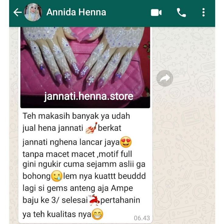 

Lem Henna Glue Skin Lem Kulit Lem JANNATI Lem Super Kuat Lem White Henna Super Glue Skin Waterproof