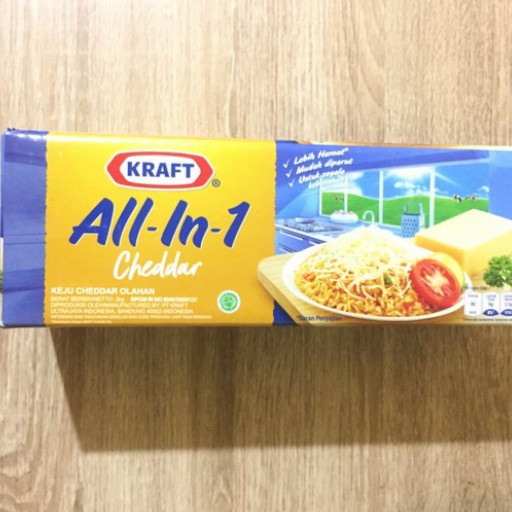 

keju kraft cheddar all in one 2kg