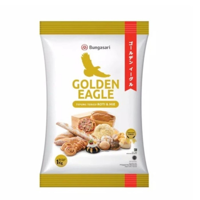 

(Good) Terigu Golden Eagle Protein Tinggi 1 kg
