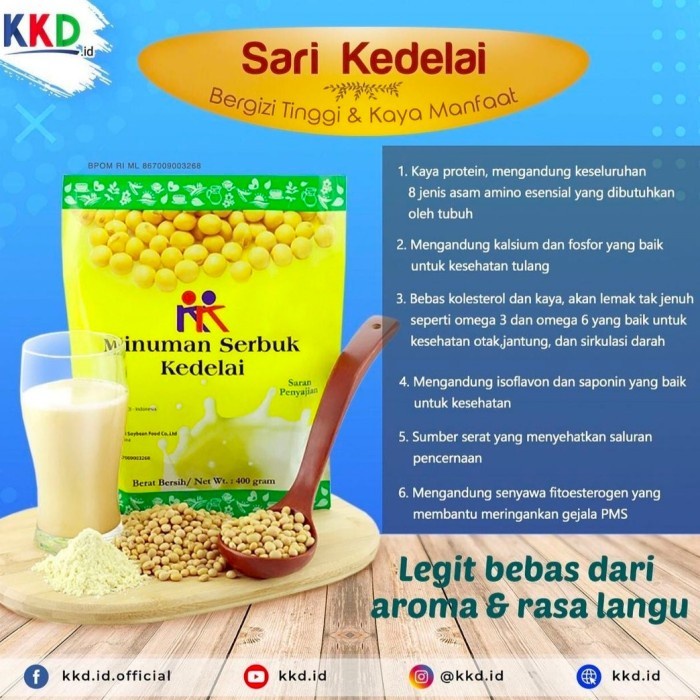 

(Good) susu kedelai bubuk KK paket isi 3 pak