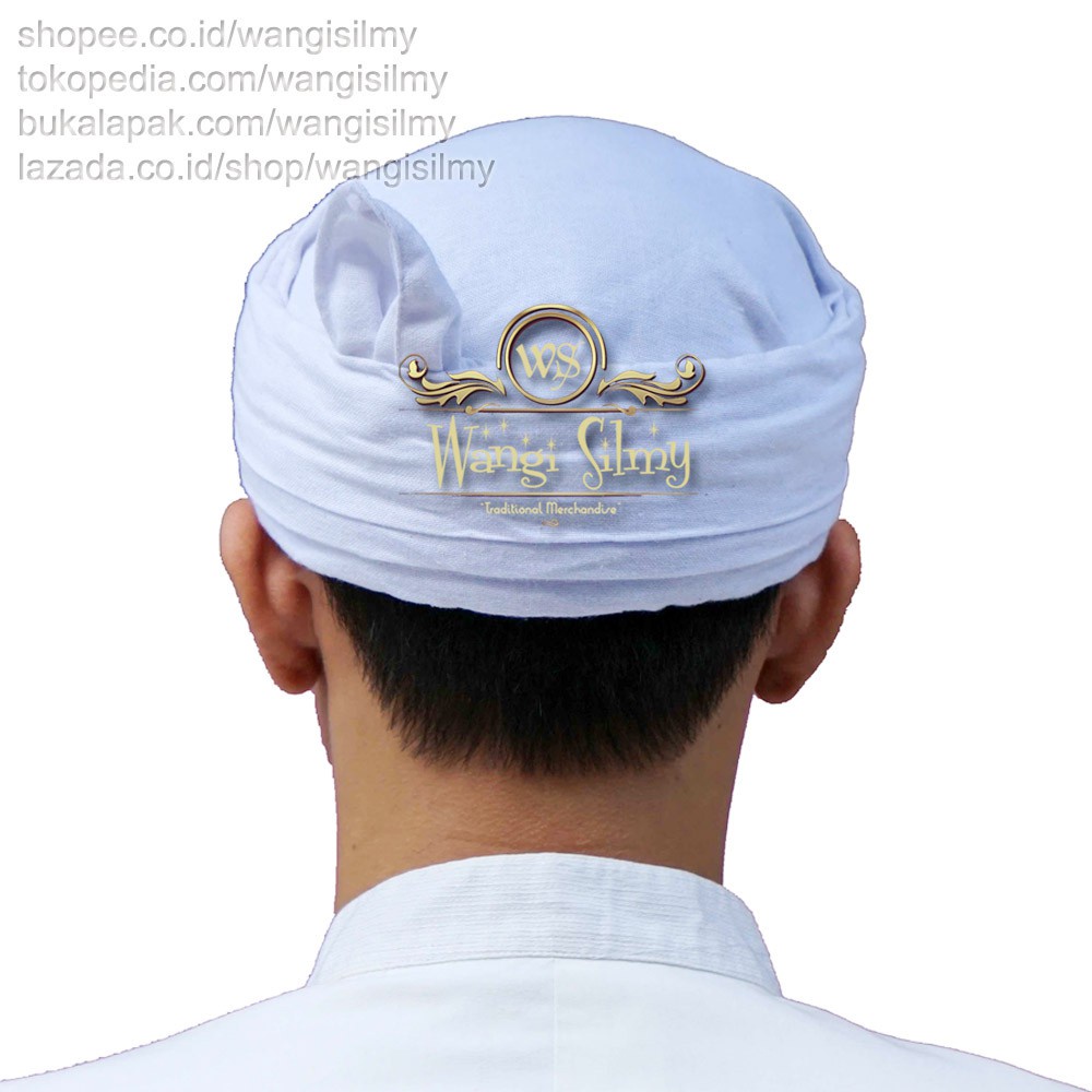 Blangkon Iket Bendo Udeng Topi Tradisional Khas adat Sunda Candra Sumirat Jaya Prakosa