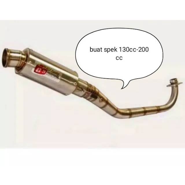 Berkualitas Knalpot Racing Cld Road Race Spek Bebek Jupiter Z Supra X Karisma Blade Revo Fit'X