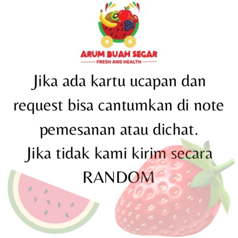 

HJ Parsel Buah Hampers Buah Hantaran/Cepat Sembuh/Ultah/Natal/Imlek/Ramadhan/Lebaran Murah