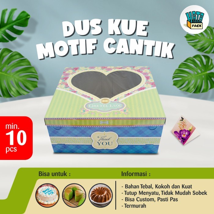 (Good) Dus Kue Tart / Dus Box Kue Hansel / Gretel Lux Ukuran 40 x 40 x 15 cm