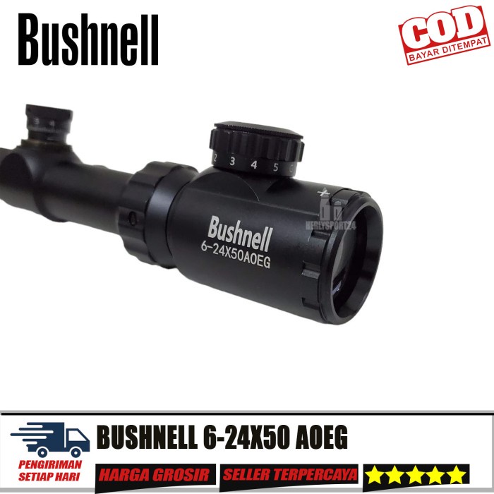 TELESCOPE BUSHNELL 6-24X50 AOEG / TELESKOP BUSHNELL 6-24X50 LONG RANGE