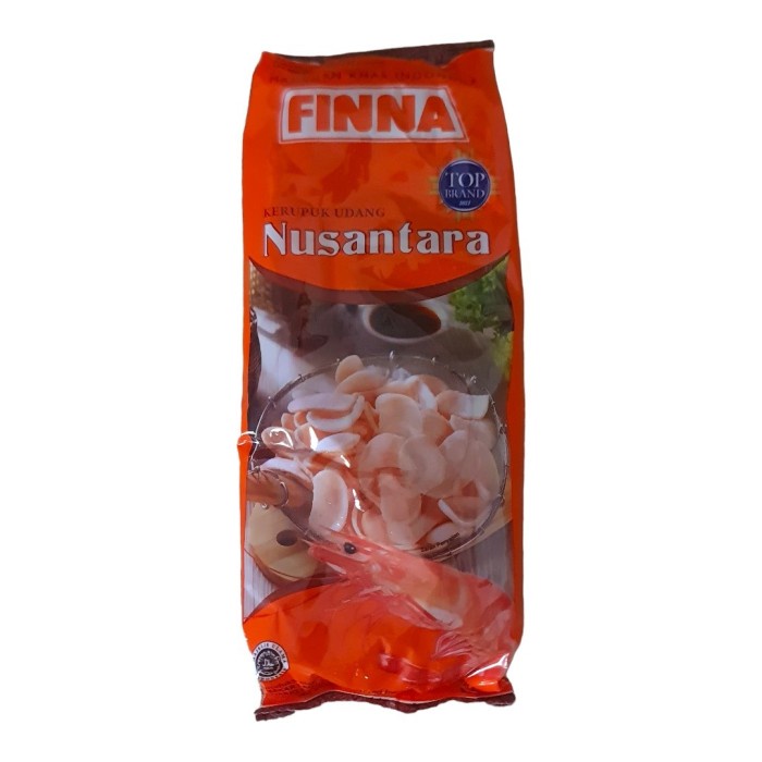 

Kerupuk krupuk udang kecil mentah asli sidoarjo Finna Nusantara 380 Gram